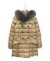 DUVETICA（デュベティカ）の古着「ファー付ダウンコート」｜ベージュ