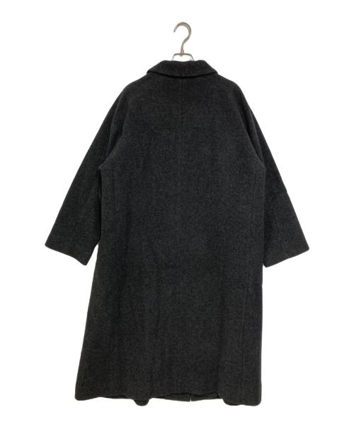 nest Robe（ネストローブ）nest Robe (ネストローブ) ウールカシミヤフリースコート チャコールグレー サイズ:FREEの古着・服飾アイテム