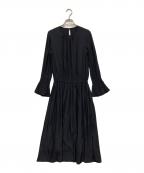 allurevilleアルアバイル）の古着「サテンワンピース」｜ネイビー