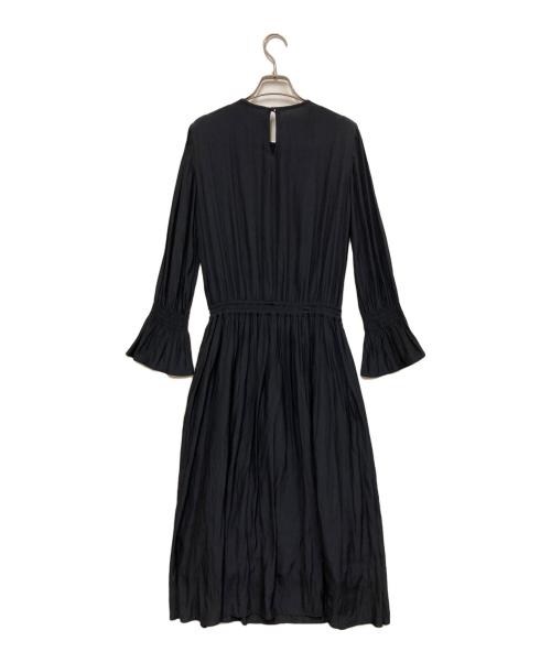 allureville（アルアバイル）allureville (アルアバイル) サテンワンピース ネイビー サイズ:SIZE 2の古着・服飾アイテム