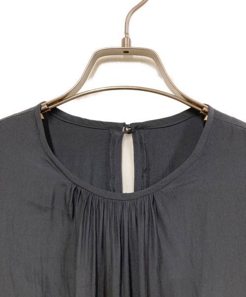 allureville（アルアバイル）allureville (アルアバイル) サテンワンピース ネイビー サイズ:SIZE 2の古着・服飾アイテム