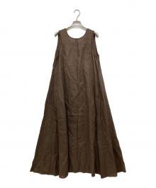 IENA LA BOUCLE（イエナ ラ ブークル）の古着「バックフリルワンピース」｜ブラウン