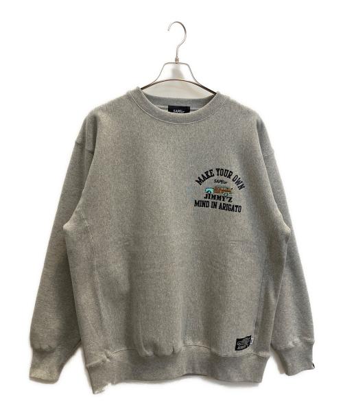 SAPEur（サプール）SAPEur (サプール) JIMMY'Z (ジミーズ) クルーネックスウェット グレー サイズ:XL 未使用品の古着・服飾アイテム