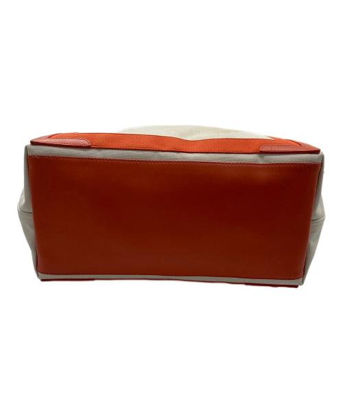 BALENCIAGA（バレンシアガ）BALENCIAGA (バレンシアガ) NAVY CABAS M トートバッグ アイボリーの古着・服飾アイテム