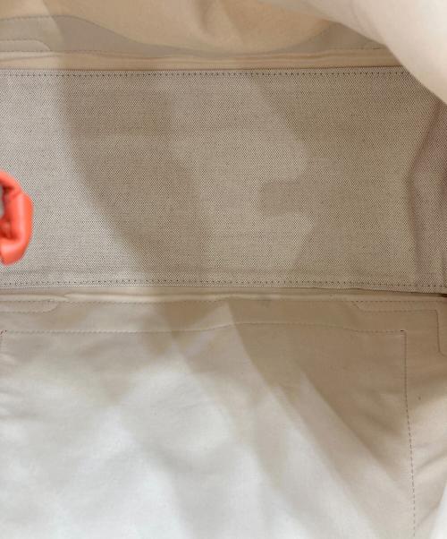 BALENCIAGA（バレンシアガ）BALENCIAGA (バレンシアガ) NAVY CABAS M トートバッグ アイボリーの古着・服飾アイテム