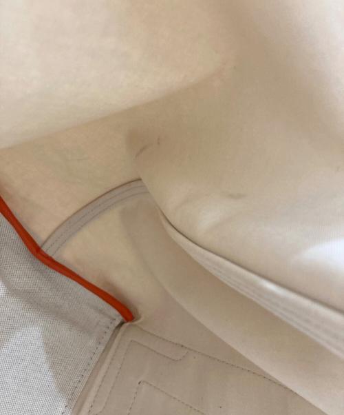 BALENCIAGA（バレンシアガ）BALENCIAGA (バレンシアガ) NAVY CABAS M トートバッグ アイボリーの古着・服飾アイテム