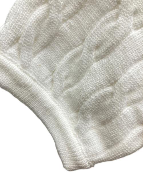 THE TOE（ザ・トゥー）THE TOE (ザ・トゥー) HERALD SHORT SLEEVE POLO KNIT ホワイト サイズ:Sの古着・服飾アイテム