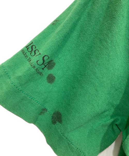 stussy（ステューシー）stussy (ステューシー) Apple ロゴTシャツ グリーン サイズ:Sの古着・服飾アイテム