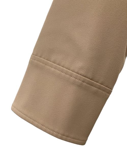 JUSGLITTY（ジャスグリッティー）JUSGLITTY (ジャスグリッティー) フード付ロングブルゾン ベージュ サイズ:2の古着・服飾アイテム