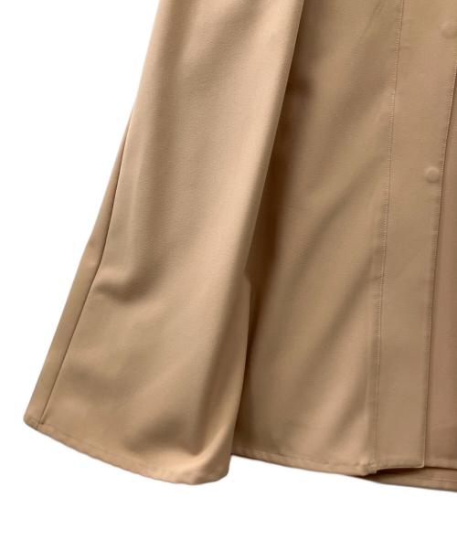 JUSGLITTY（ジャスグリッティー）JUSGLITTY (ジャスグリッティー) フード付ロングブルゾン ベージュ サイズ:2の古着・服飾アイテム