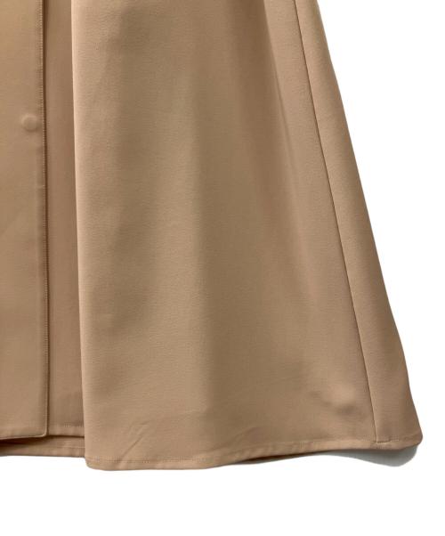 JUSGLITTY（ジャスグリッティー）JUSGLITTY (ジャスグリッティー) フード付ロングブルゾン ベージュ サイズ:2の古着・服飾アイテム