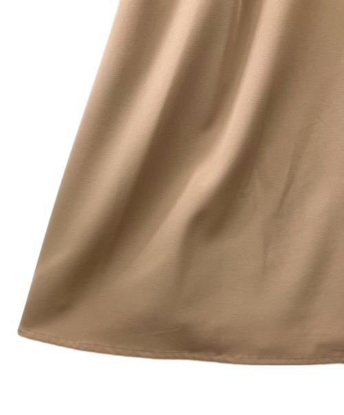 JUSGLITTY（ジャスグリッティー）JUSGLITTY (ジャスグリッティー) フード付ロングブルゾン ベージュ サイズ:2の古着・服飾アイテム