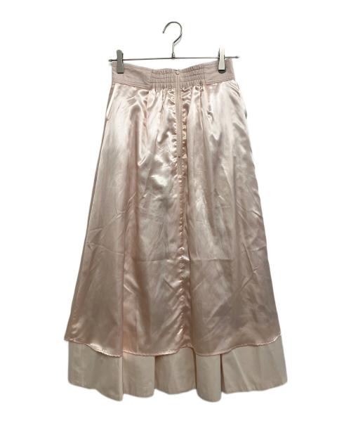 ARPEGE STORY（アルページュストーリー）ARPEGE STORY (アルページュストーリー) コットンタックスカート ピンク サイズ:2の古着・服飾アイテム