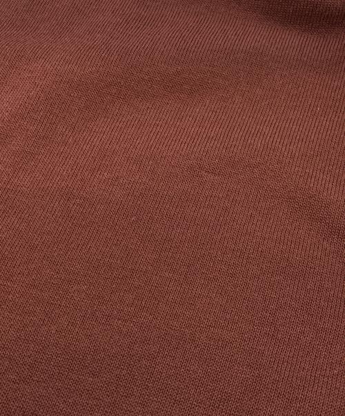 NEW BALANCE（ニューバランス）NEW BALANCE (ニューバランス) AURALEE (オーラリー) WHOLEGARMENT Knit crew longsleeve ブラウン サイズ:Lの古着・服飾アイテム