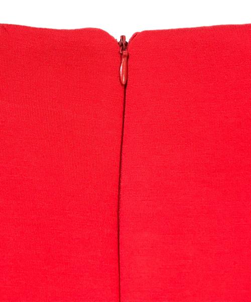 VIVIENNE TAM（ヴィヴィアンタム）VIVIENNE TAM (ヴィヴィアンタム) タックスカート レッド サイズ:38の古着・服飾アイテム