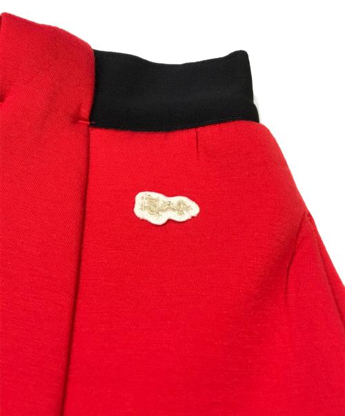 VIVIENNE TAM（ヴィヴィアンタム）VIVIENNE TAM (ヴィヴィアンタム) タックスカート レッド サイズ:38の古着・服飾アイテム