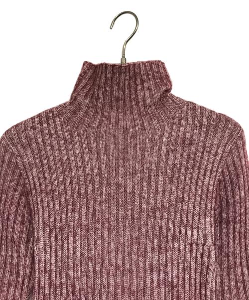 SPORT MAX（スポーツマックス）SPORT MAX (スポーツマックス) ハイネックニットワンピース レッド サイズ:Mの古着・服飾アイテム