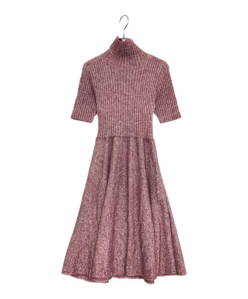 SPORT MAX（スポーツマックス）SPORT MAX (スポーツマックス) ハイネックニットワンピース レッド サイズ:Mの古着・服飾アイテム