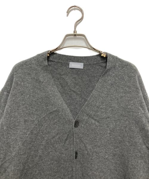 MACKINTOSH PHILOSOPHY（マッキントッシュ フィロソフィー）MACKINTOSH PHILOSOPHY (マッキントッシュ フィロソフィー) ウールカシミヤブロックカーディガン グレー×ブルー サイズ:SIZE 2の古着・服飾アイテム
