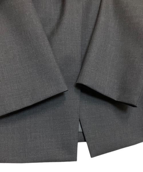 UNITED ARROWS（ユナイテッドアローズ）UNITED ARROWS (ユナイテッドアローズ) ノーカラージャケット チャコールグレー サイズ:38 未使用品の古着・服飾アイテム