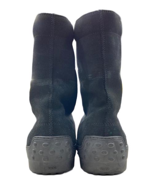 TOD'S（トッズ）TOD'S (トッズ) スウェードブーツ ブラック サイズ:SIZE7の古着・服飾アイテム