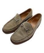 GUCCIグッチ）の古着「ビットローファー」｜ベージュ