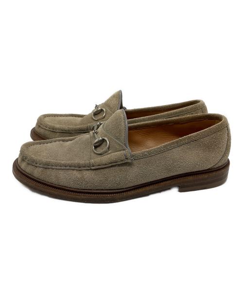 GUCCI（グッチ）GUCCI (グッチ) ビットローファー ベージュ サイズ:6　1/2の古着・服飾アイテム