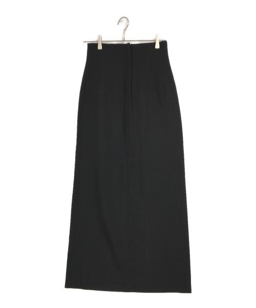 ELIN（エリン）ELIN (エリン) Vene wrap SK ブラック サイズ:38の古着・服飾アイテム