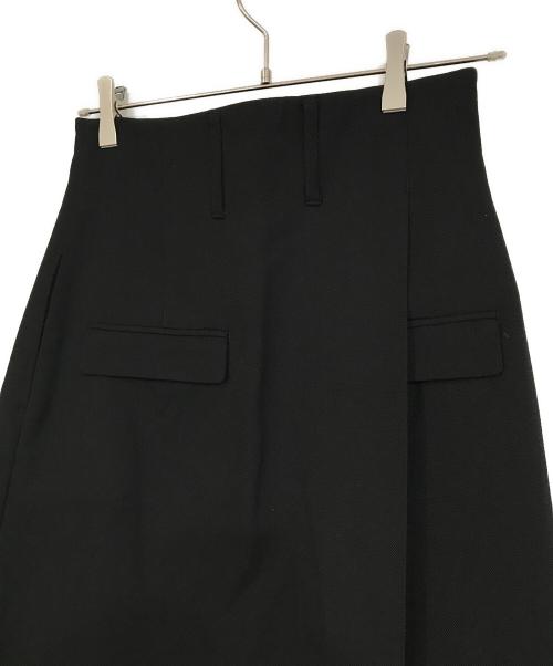 ELIN（エリン）ELIN (エリン) Vene wrap SK ブラック サイズ:38の古着・服飾アイテム