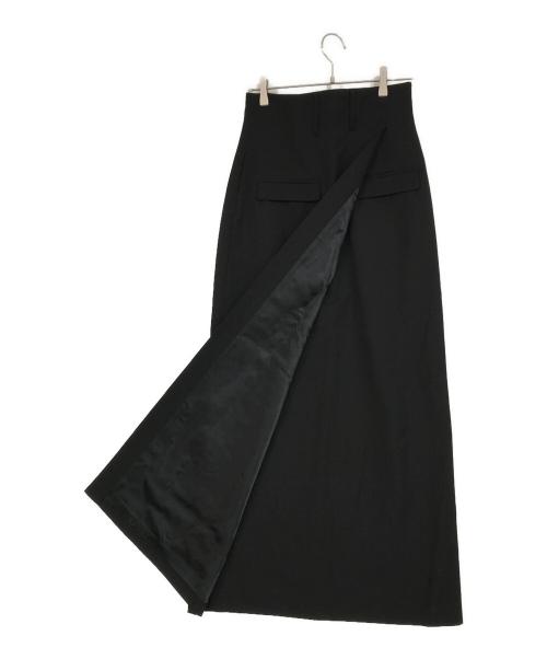 ELIN（エリン）ELIN (エリン) Vene wrap SK ブラック サイズ:38の古着・服飾アイテム