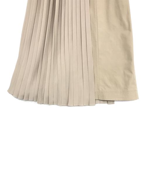 CLANE（クラネ）CLANE (クラネ) 3WAYミリタリープリーツスカート ベージュ サイズ:2の古着・服飾アイテム