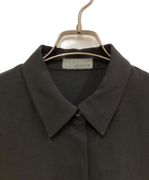 uncrave（アンクレイヴ）uncrave (アンクレイヴ) ウォッシャブルダブルクロス オールインワン ブラック サイズ:SIZE 2の古着・服飾アイテム