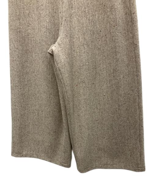 BEARDSLEY（ビアズリー）BEARDSLEY (ビアズリー) カラーネップツイードパンツ ベージュ サイズ:SIZE 2の古着・服飾アイテム