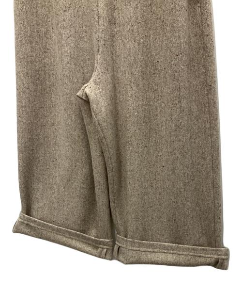 BEARDSLEY（ビアズリー）BEARDSLEY (ビアズリー) カラーネップツイードパンツ ベージュ サイズ:SIZE 2の古着・服飾アイテム