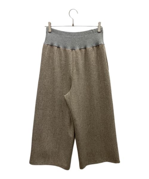 BEARDSLEY（ビアズリー）BEARDSLEY (ビアズリー) カラーネップツイードパンツ ベージュ サイズ:SIZE 2の古着・服飾アイテム
