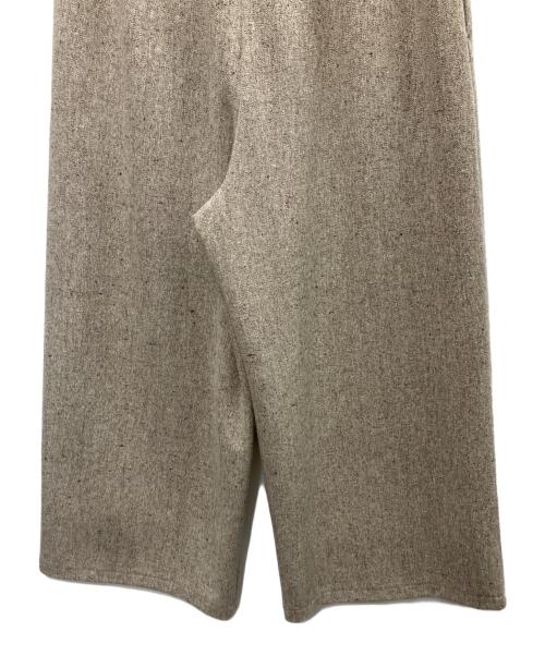 BEARDSLEY（ビアズリー）BEARDSLEY (ビアズリー) カラーネップツイードパンツ ベージュ サイズ:SIZE 2の古着・服飾アイテム