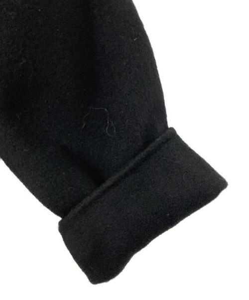 TOKYO SOIR（トウキョウソワール）TOKYO SOIR (トウキョウソワール) カシミヤ混ノーカラーコート ブラック サイズ:Lの古着・服飾アイテム