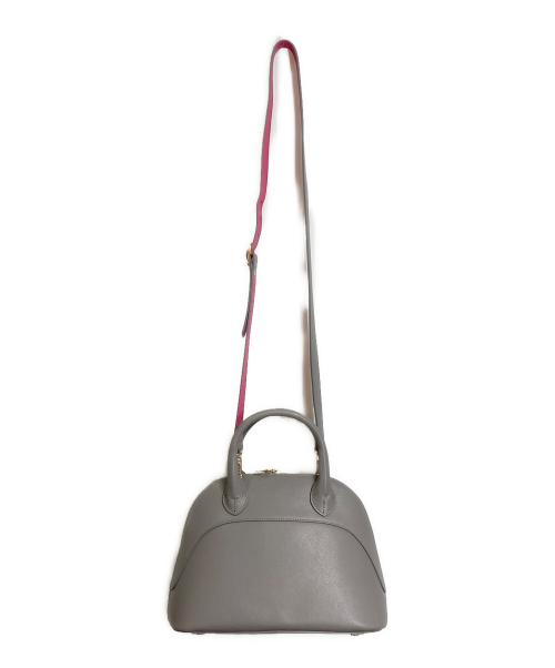 A.D.M.J.（エーディーエムジェイ）A.D.M.J. (エーディーエムジェイ) 2WAYショルダーバッグ　ハンドバッグ　ラムレザー　 グレー サイズ:実寸参照の古着・服飾アイテム