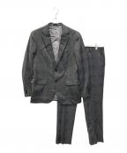 BLACK LABEL CRESTBRIDGEブラックレーベル クレストブリッジ）の古着「セットアップスーツ　51H11-816-06」｜グレー