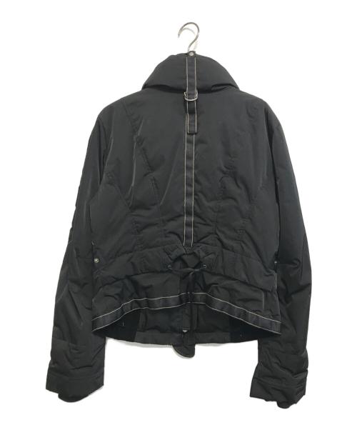 MARITHE+FRANCOIS GIRBAUD（マリテフランソワジルボー）MARITHE+FRANCOIS GIRBAUD (マリテフランソワジルボー) ベルトデザインジャケット ブラック サイズ:I46/F42/D40/USA30の古着・服飾アイテム