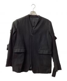 ALMOSTBLACK（オールモストブラック）の古着「ALMOSTBLACK　DNM JACKET」｜ブラック