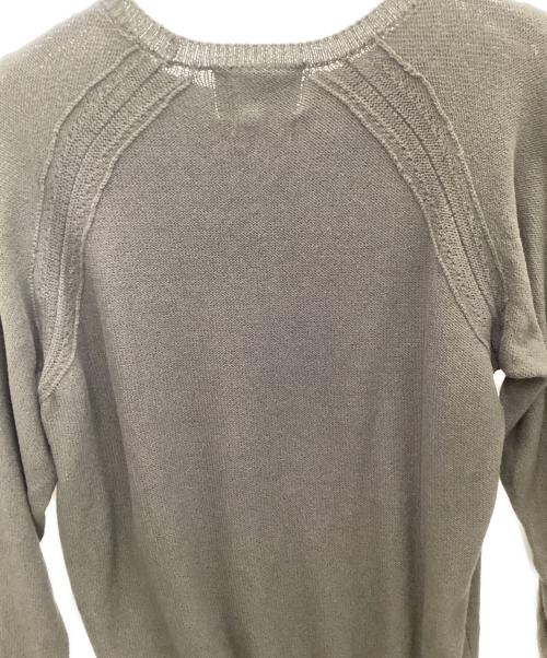 SUGARHILL（シュガーヒル）SUGARHILL (シュガーヒル) COTTON LONG SLEEVE KNIT オリーブ サイズ:1の古着・服飾アイテム