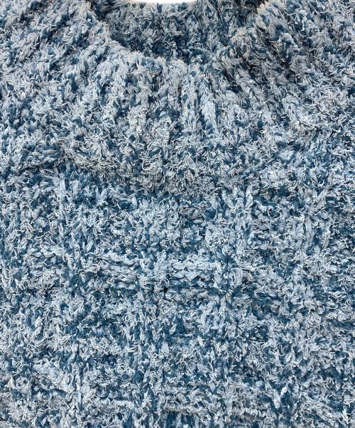 Maison Margiela（メゾンマルジェラ）Maison Margiela (メゾンマルジェラ) デニムブークレニットベスト ブルー サイズ:Sの古着・服飾アイテム