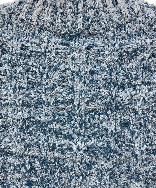 Maison Margiela（メゾンマルジェラ）Maison Margiela (メゾンマルジェラ) デニムブークレニットベスト ブルー サイズ:Sの古着・服飾アイテム