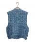 Maison Margiela (メゾンマルジェラ) デニムブークレニットベスト ブルー サイズ:S：17000円
