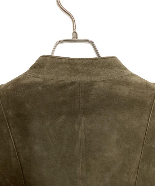 BALMAIN（バルマン）BALMAIN (バルマン) スエードバイカージャケット グレー サイズ:42の古着・服飾アイテム