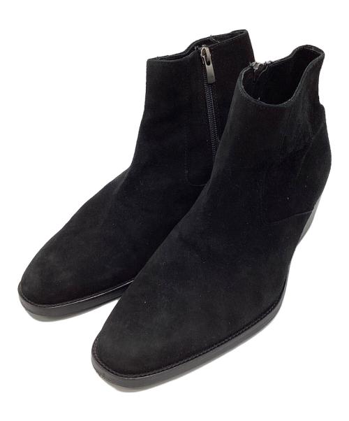 ANGELO RUFFO（アンジェロ ルッフォ）ANGELO RUFFO (アンジェロ ルッフォ) ヒールブーツ ブラック サイズ:41の古着・服飾アイテム