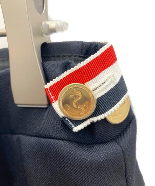 THOM BROWNE. NEW YORK（トムブラウン ニューヨーク）THOM BROWNE. NEW YORK (トムブラウンニューヨーク) トリコロールタグスラックス ネイビー サイズ:SIZE46Rの古着・服飾アイテム