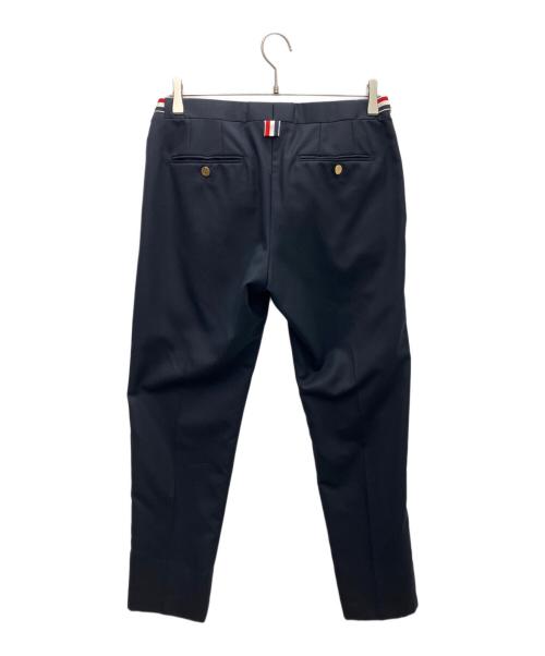 THOM BROWNE. NEW YORK（トムブラウン ニューヨーク）THOM BROWNE. NEW YORK (トムブラウンニューヨーク) トリコロールタグスラックス ネイビー サイズ:SIZE46Rの古着・服飾アイテム
