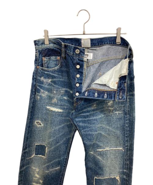 eYe COMME des GARCONS JUNYAWATANABE MAN（アイ コム デ ギャルソン ジュンヤ ワタナベ マン）eYe COMME des GARCONS JUNYAWATANABE MAN (アイ コム デ ギャルソン ジュンヤ ワタナベ マン) New Manual (ニュー・マニュアル) デニムパンツ インディゴ サイズ:Ｍの古着・服飾アイテム